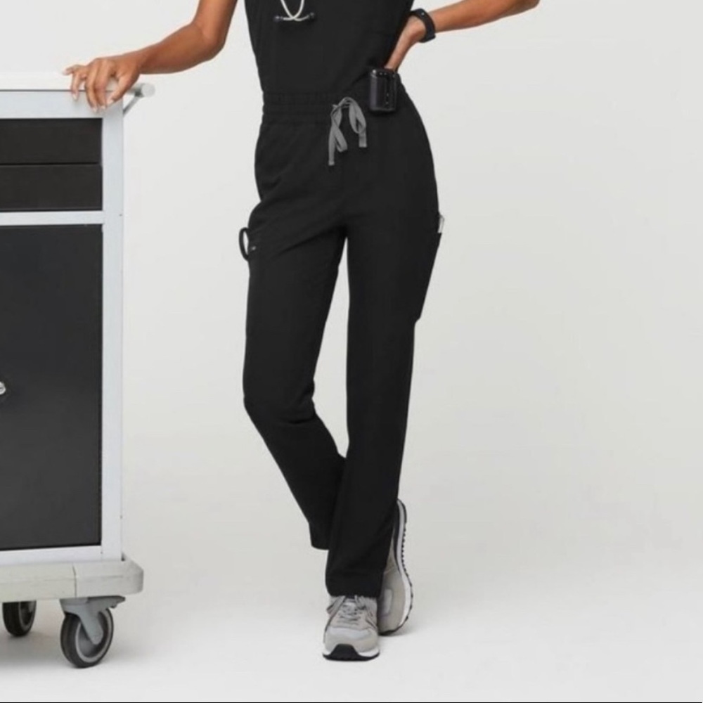 Figs High Waisted Yola Skinny Scrub Pants